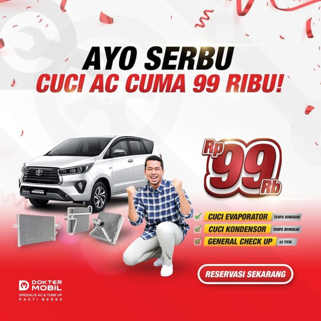 Promo Cuci Ac 99 ribu